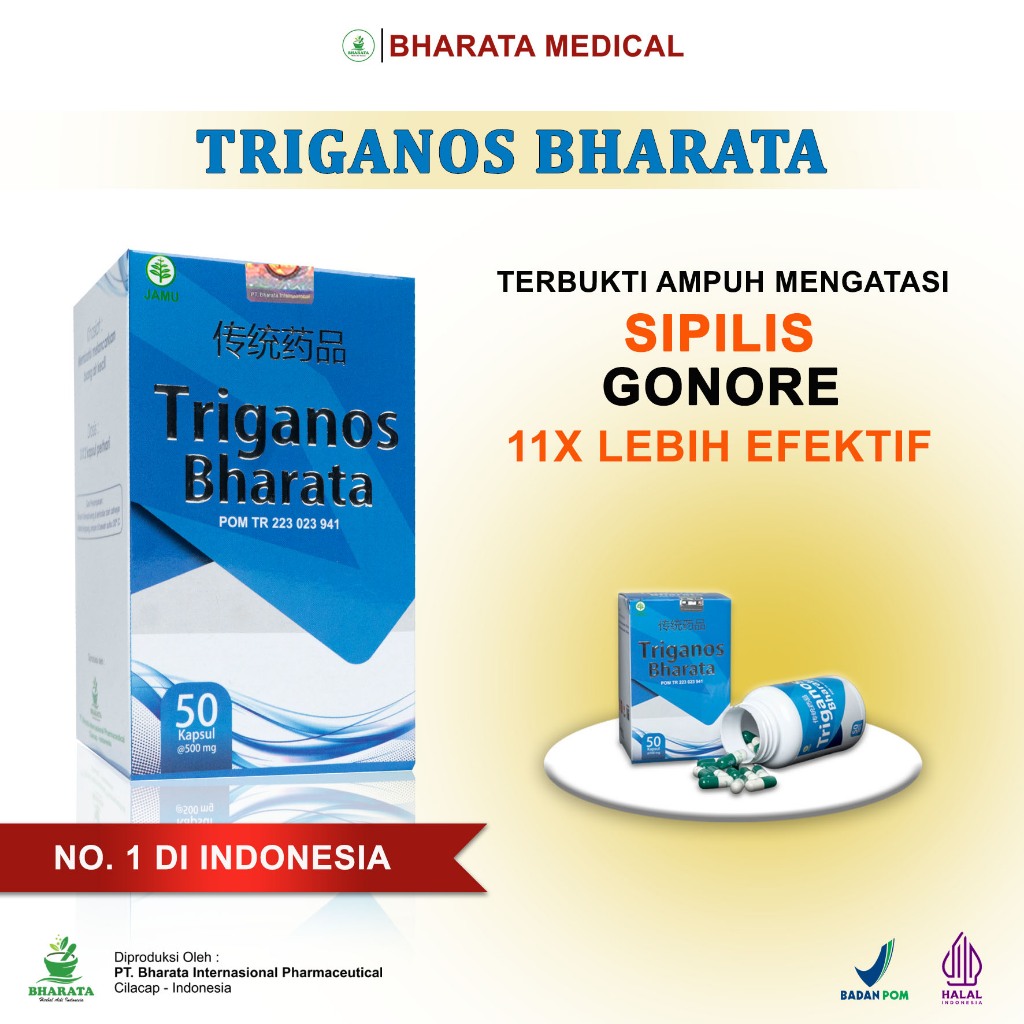 OBAT HERBAL SIPILIS - KENCING NANAH - GONORE - HIV - TRIGANOS BHARATA