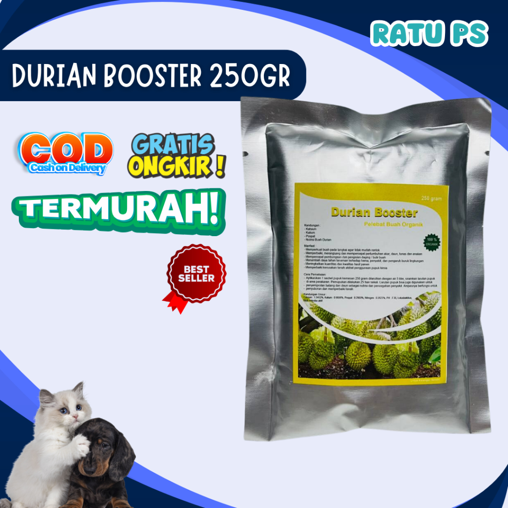 Durian Booster 250 gr - Booster Durian 250 gr - Durian Booster Original
