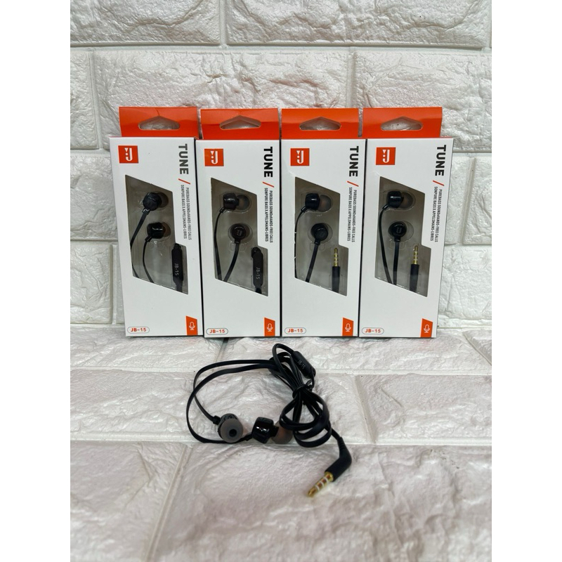 Handsfree Headset J JB-15  + Mic Pure Bass Sound JB15
