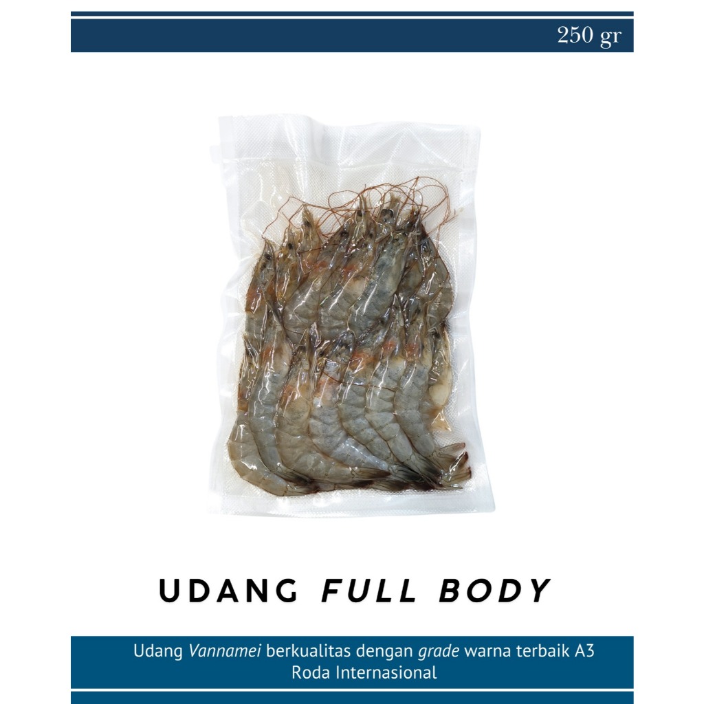 

[Pristine Shrimp] Udang full body/utuh fresh