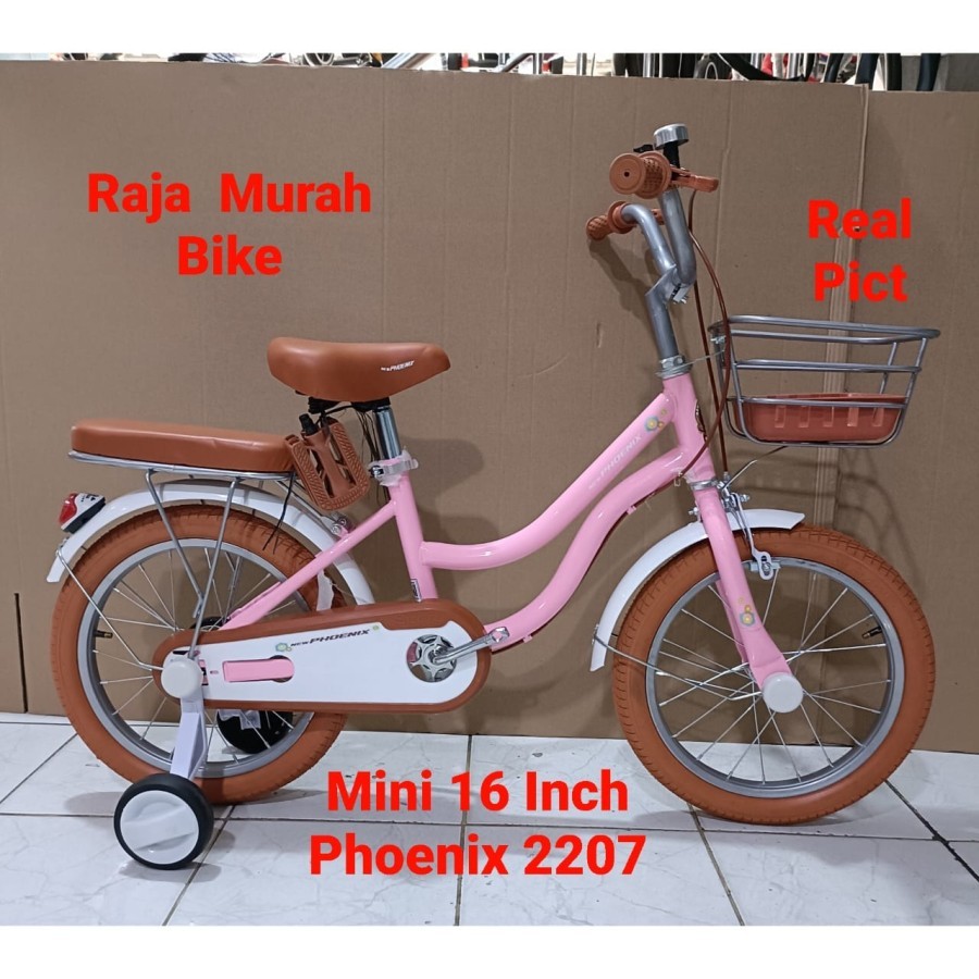 Sepeda Anak Mini Phoenix NP 2207-1 16 Inch Sepeda Anak Perempuan Mini 16 Inch Phoenix