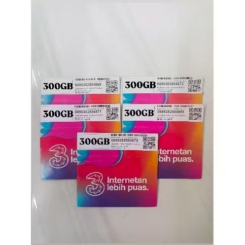 KARTU PERDANA TRI KUOTA 300GB