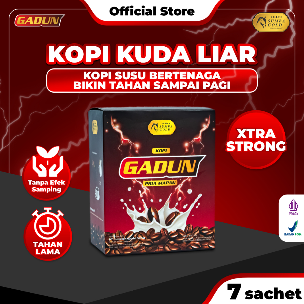 

SumbaGold Kopi Susu Gadun Untuk Menambah Stamina Kuat Tahan Lama Kopi Perkasa Tidak Membuat Jantung Berdebar Aman Halal