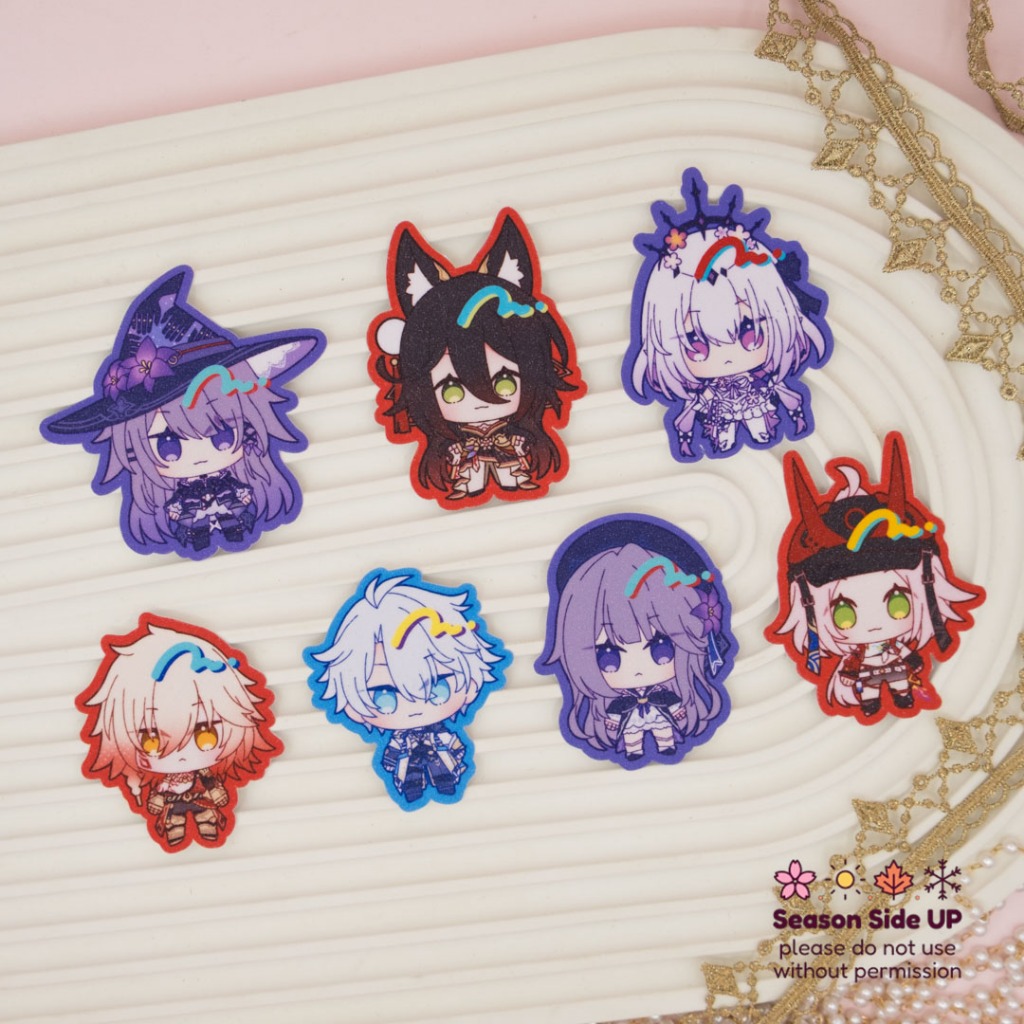 

Honkai Star Rail Vinyl Glitter Laminated Sticker Group F | Decoration | Journal | Collection | Game | Anime