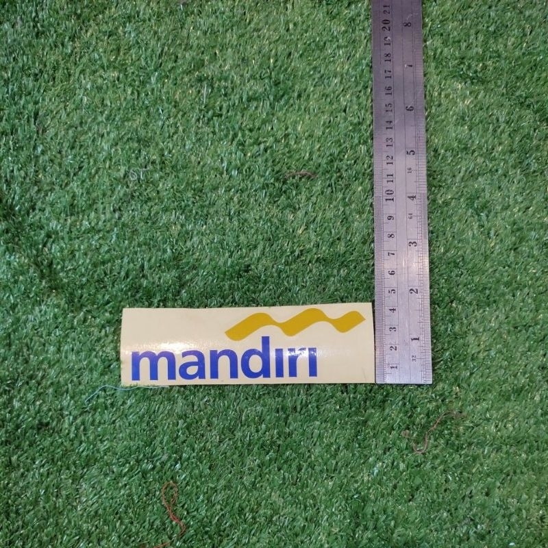 

Stiker Cutting Bank Mandiri