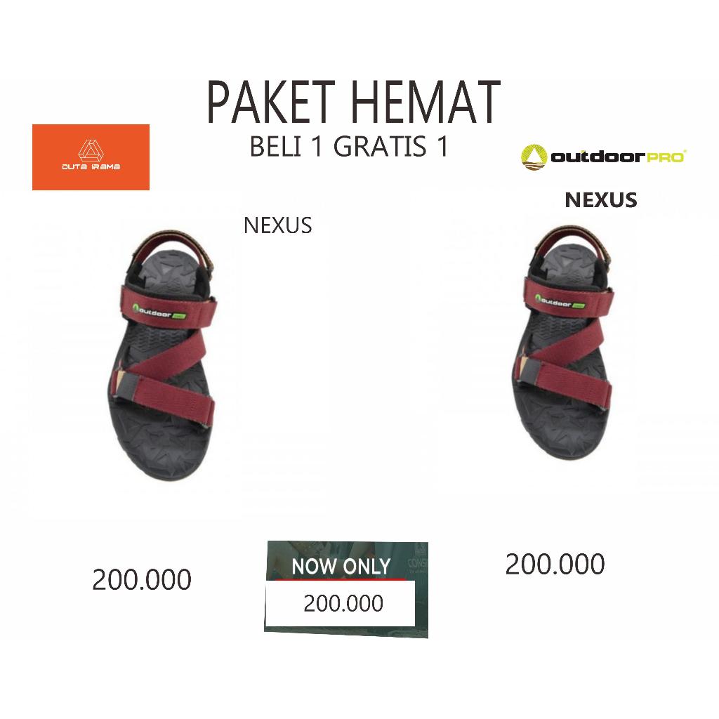 DUTAIRAMA - PAKET HEMAT BELI 1 GRATIS 1 SANDAL OUTDOOR NEXUS + NEXUS