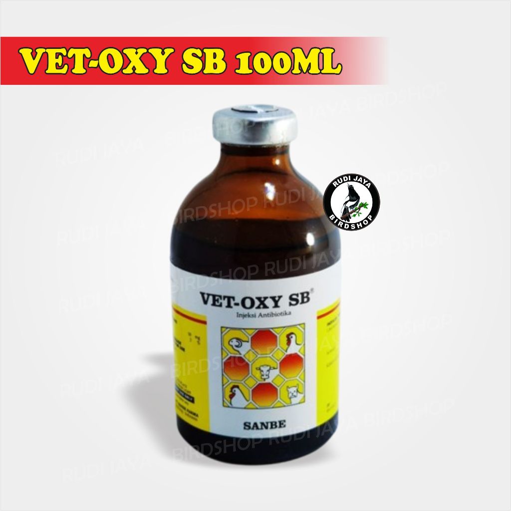 VET OXY SB 10 ML VET-OXY SB INJEKSI OBAT VITAMIN ANTIBIOTIK HEWAN SAPI KAMBING BABI AYAM KUDA AYAM