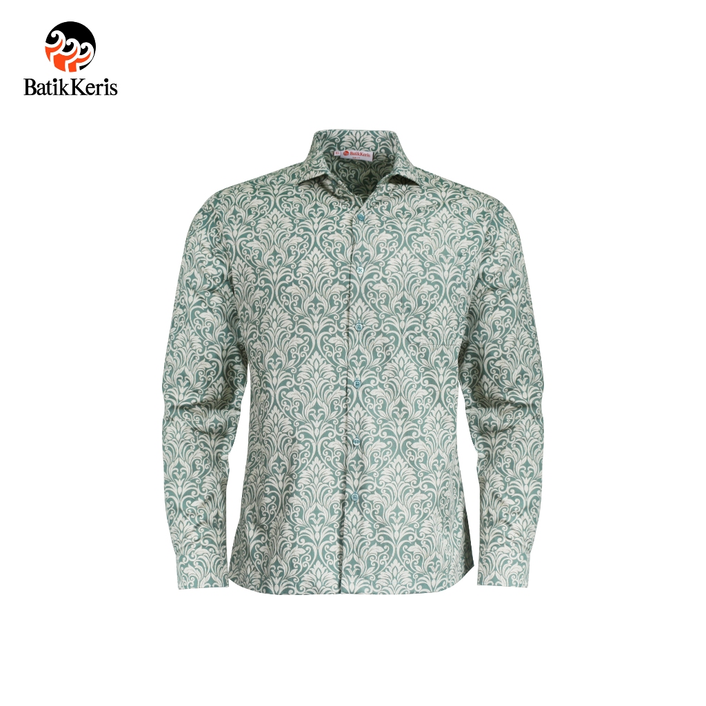 Batik Keris Kemeja Batik Slimfit Lengan Panjang Keris Patradhaara