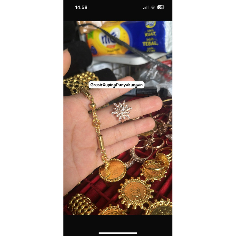 gelang boba bambu kristal