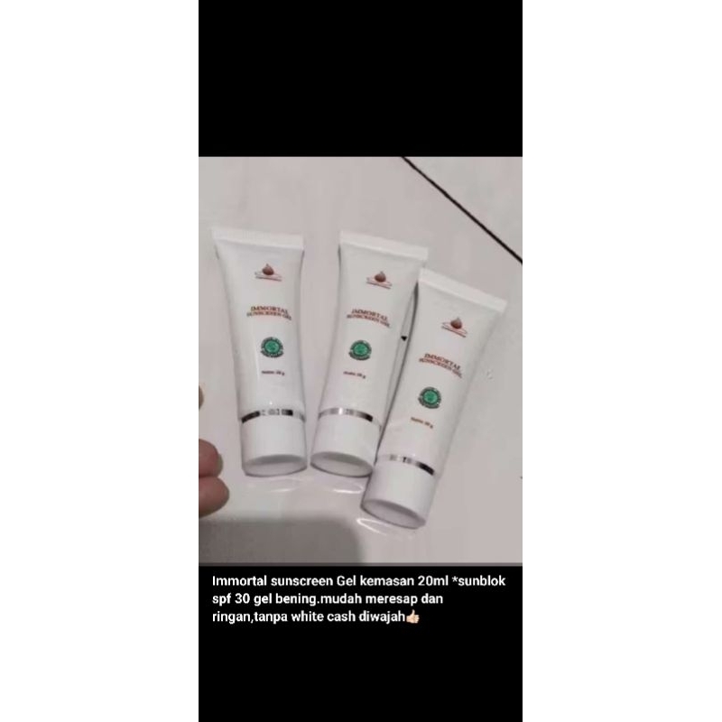 sunscreen gel immortal