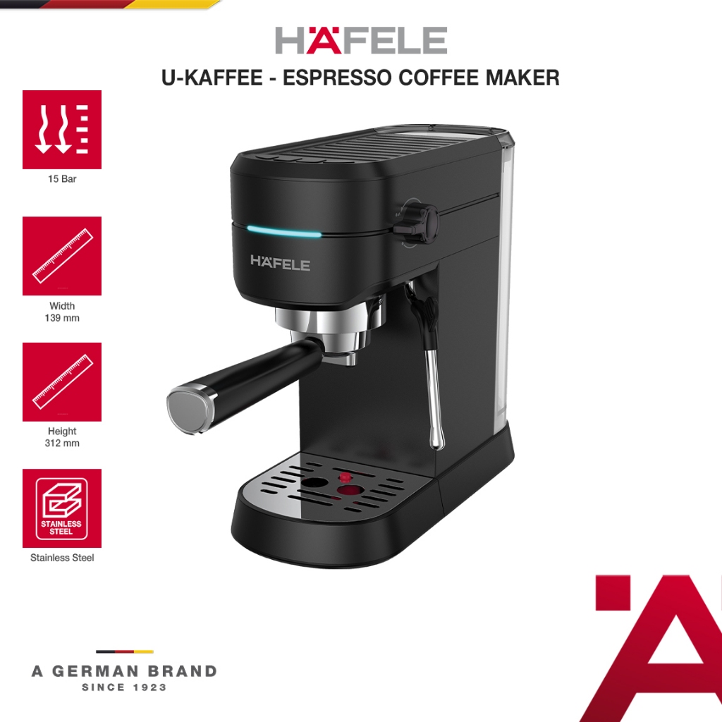 Hafele Espresso Coffee Maker Kintamani - Mesin Kopi Espresso 15 Bar
