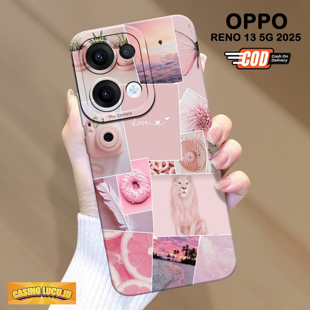Case Oppo Reno 13 5G 2025 Terbaru - Fashion Case Aesthetic - Casing Hp Oppo Reno 13 5G 2025 Terbaru 