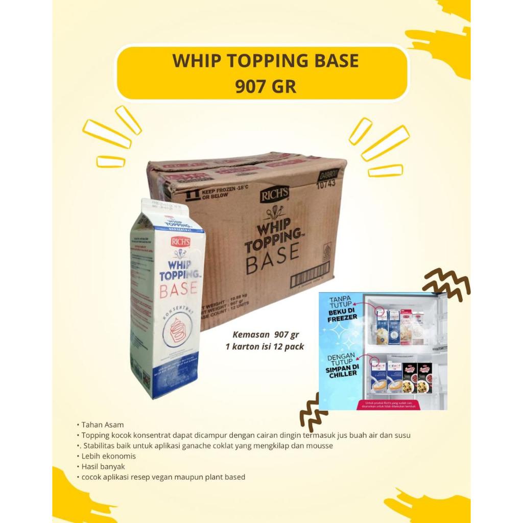 

Whip Topping Base 907gr
