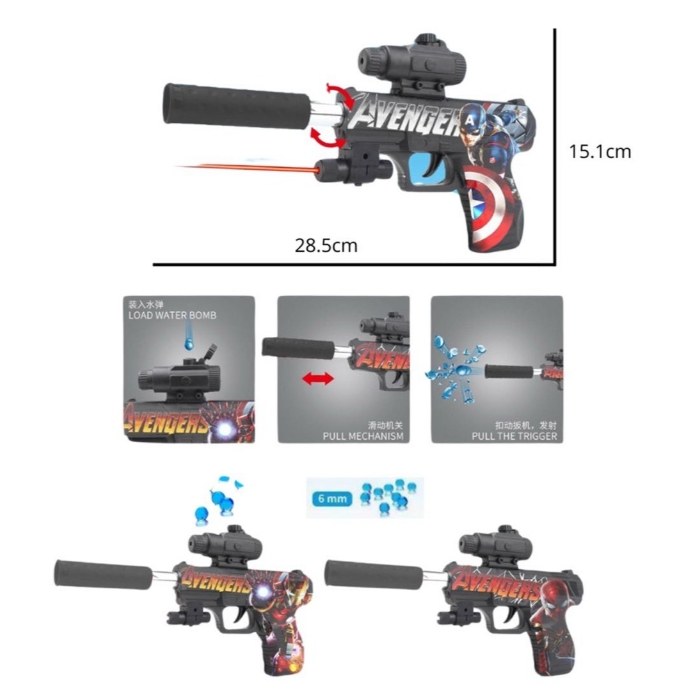 Mainan Anak Tembak Tembakan Soft Bullet ada Kekeran