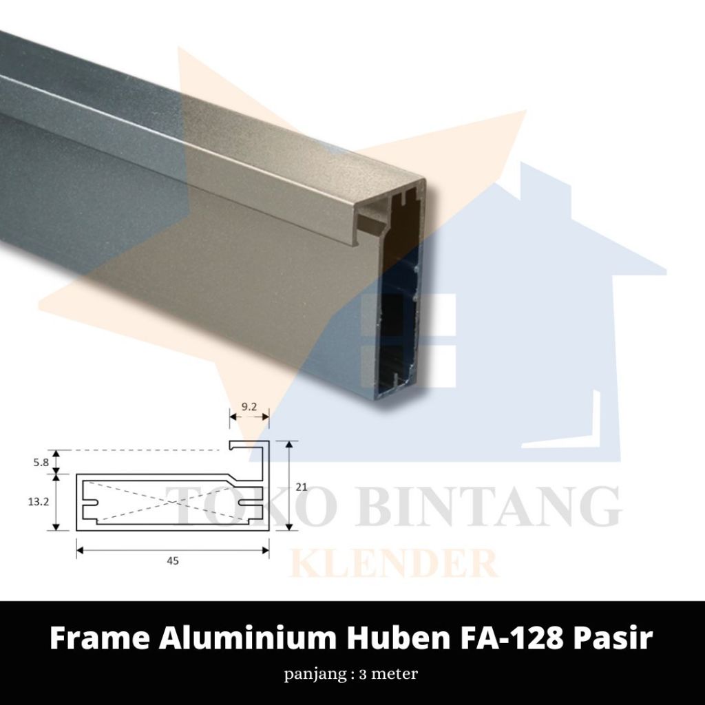 Frame Aluminium Huben FA 128 Pasir