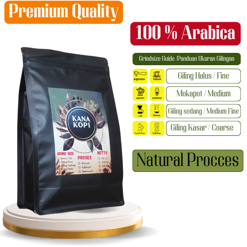 

Biji Kopi Arabica Original Kamojang Loa Proses Natural Grade A Kualitas Premium