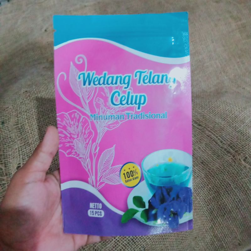 

teh bunga telang spesial - teh bunga telang celup - flower tea - isi 15 - membantu menjaga kesehatan - minuman suplemen