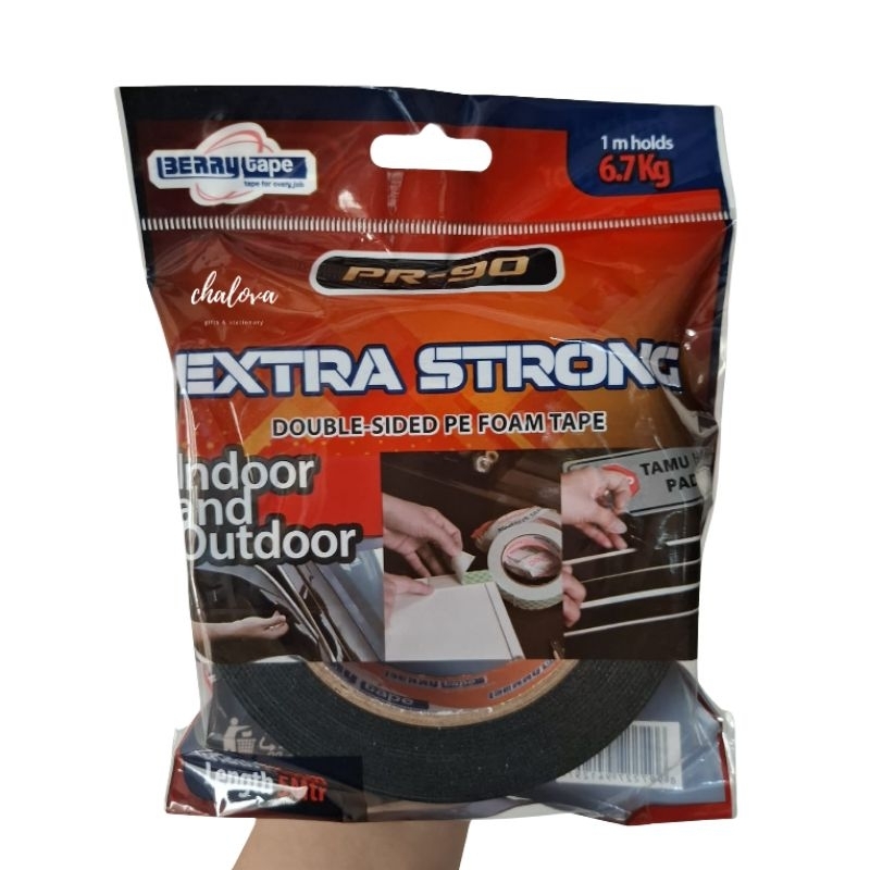 

[PCS] DOUBLE TAPE FOAM BUSA HIJAU BERRY/ ISOLASI BOLAK BALIK TIMBUL 24 MM X 5 M