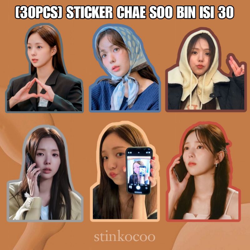 

[30PCS] STICKER CHAE SOO BIN ISI 30 STICKER