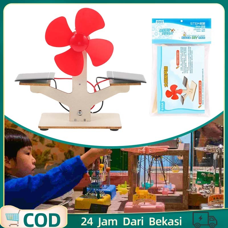 Diy Kit Edukasi Dinamo Praktek Sekolah Paket Dinamo Kipas Paket Rangkaian Listrik Dinamo Surya Dinam