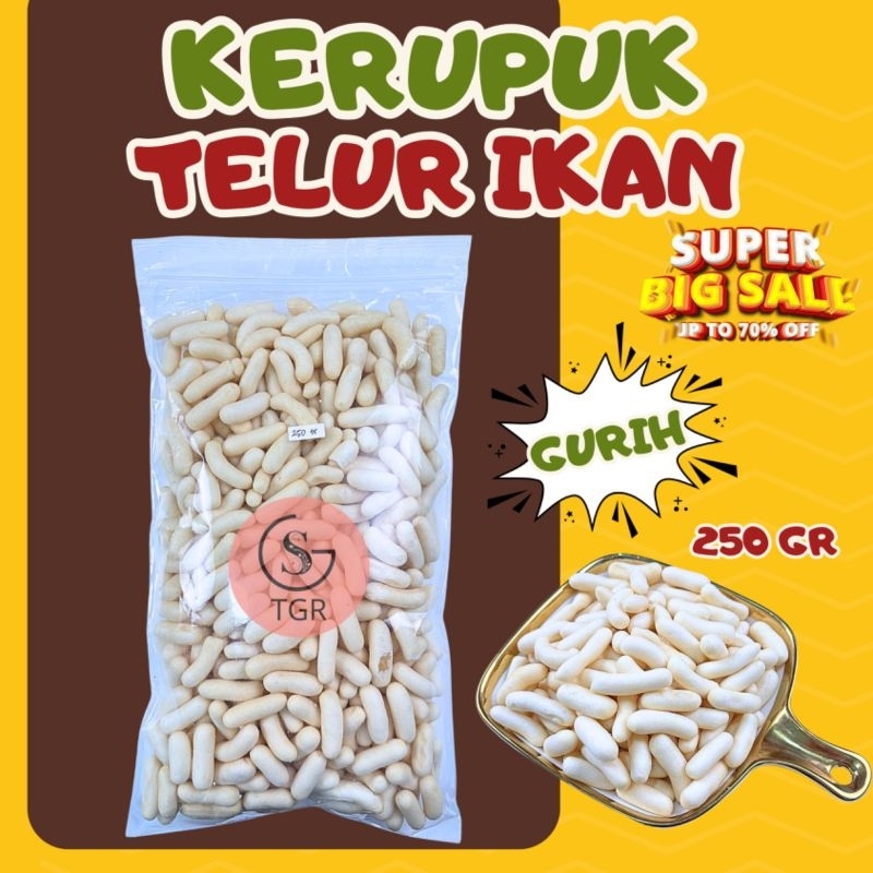 

250GR PILUS TELUR IKAN CEMILAN GURIH SNACK FOOD