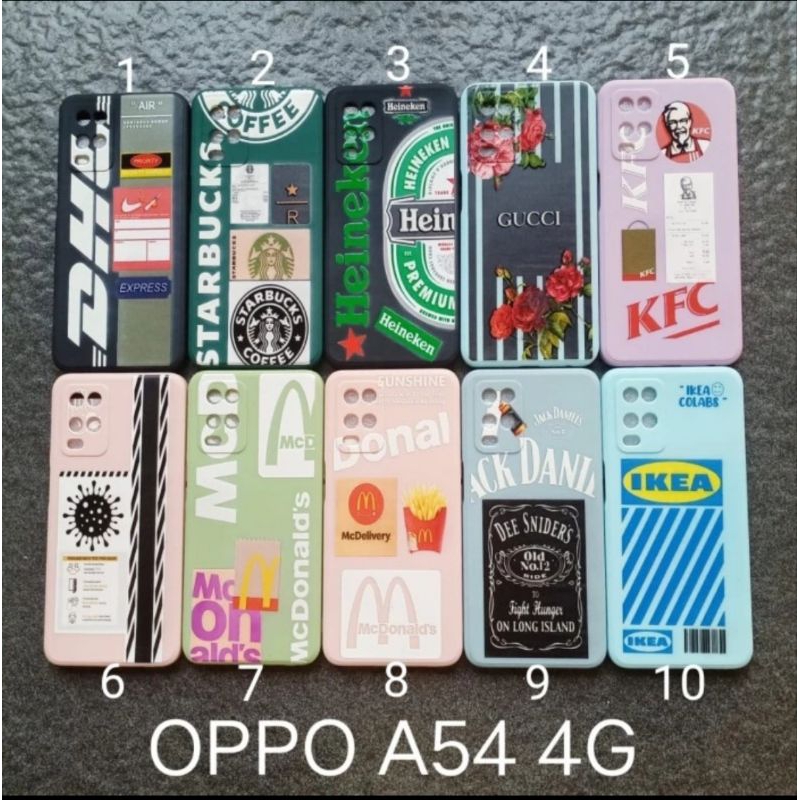 Case gambar Oppo A54 4G . Oppo A54 5G motif cowok ( 4 motif ) soft softcase softshell silikon cover 