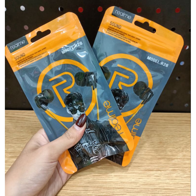 Hf Branded R-28/ Hf Branded/ Hf Branded Karet/ Headset Kabel/ Headset/ Hf Kabel/ Handsfree Earphone 