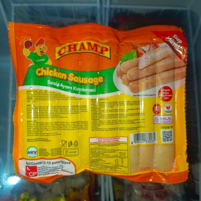 

Sosis Champ 375gr