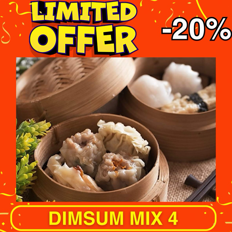 

Dimsum Mix 4, 40Pcs, Bingkisan Idul Fitri, Hantaran Lebaran, Hampers, Hamper, Hantaran, Oleh-Oleh, Eid Mubarak, Buka Puasa, Bukber, Buka bersama, Iftar, Ramadan, Ramadhan, Parsel, Parcel, Open House, Kekinian, Zaman Now, Ayam, Dumpling, Hakau, Lumpia,Enak