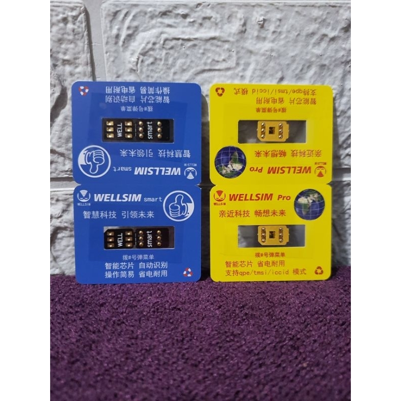 RSIM SIM Sticker Lock Carrier Kunci Operator iPhone Wellsim Well Sim