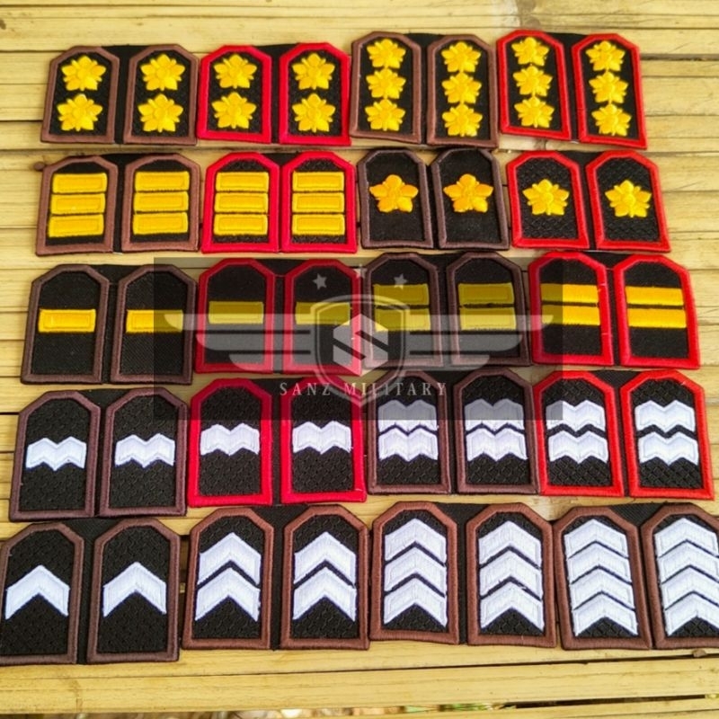 Pangkat PDL Bordir Polisi Timbul Terbaru