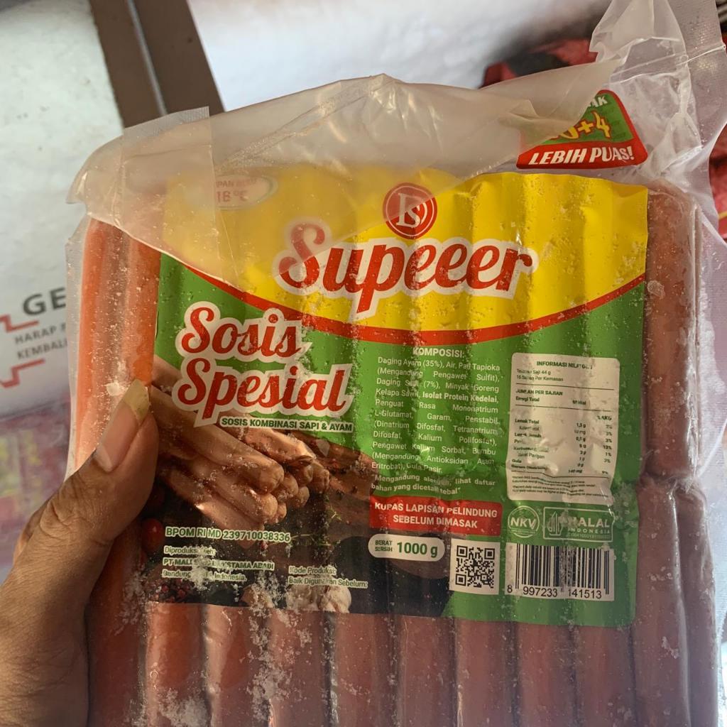

sosis segar beku 1 kg murah makassar