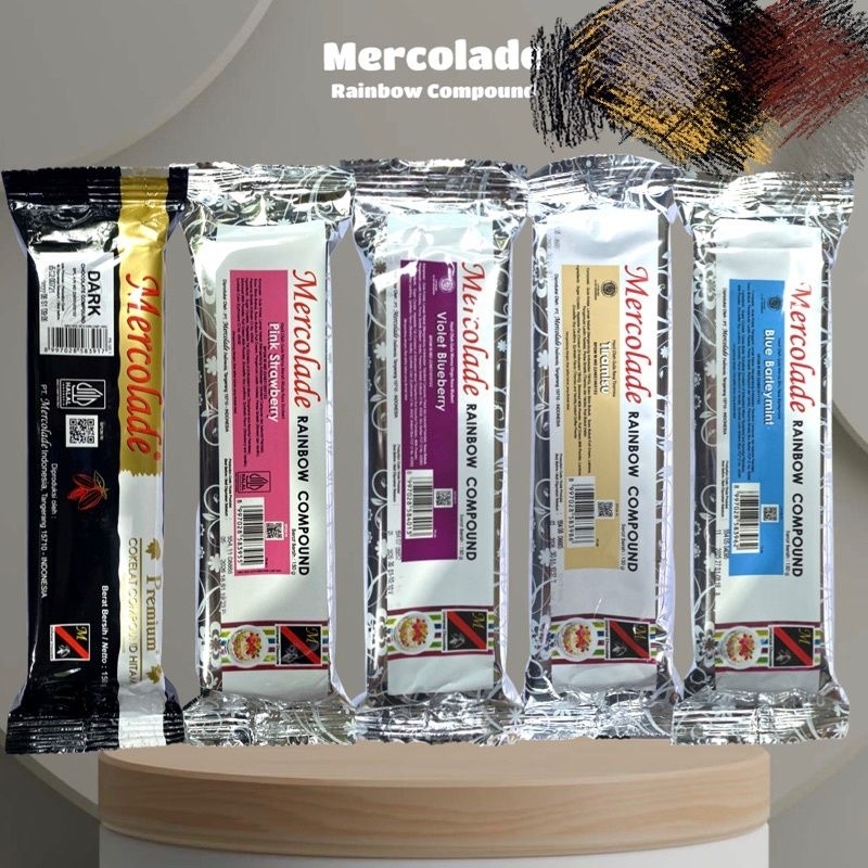

Mercolade Rainbow Dark Coumpound 150 gr