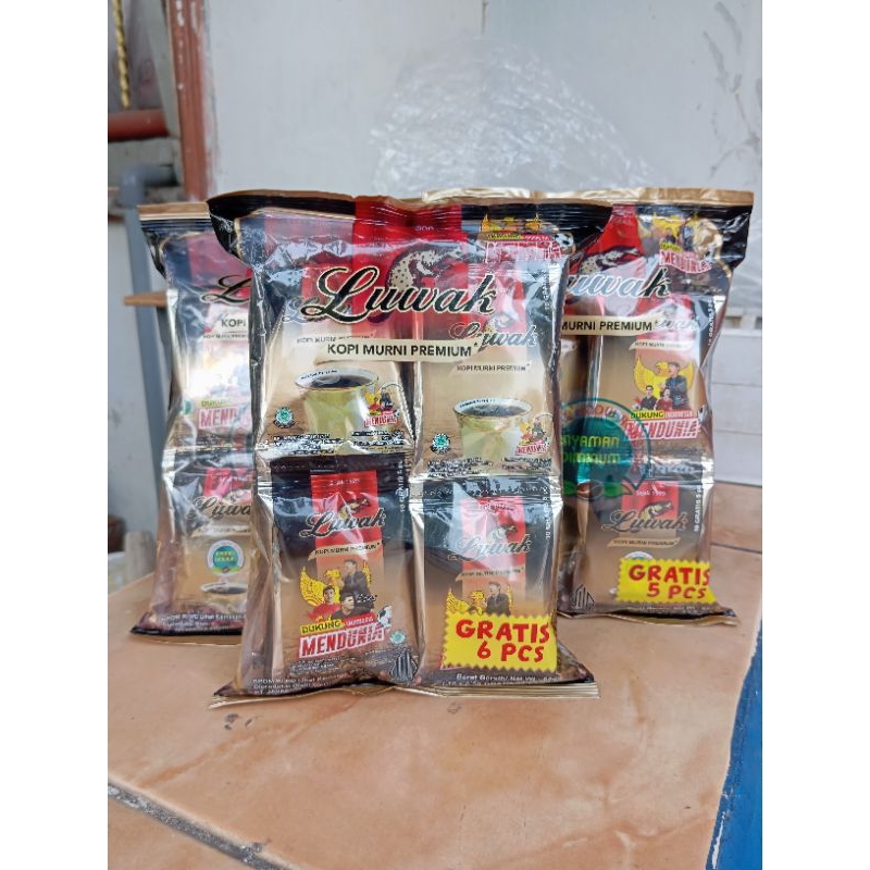 

Luwak Kopi Bubuk Murni Premium Instan Kemasan Baru Renceng Sachet Isi 15 x 6.5g ( Expired 2026 ) Produk Rawan Rusak Saat Pengiriman Embun Mart Sidoarjo