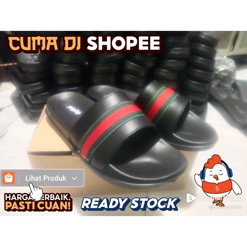 Sandal unisex GC sandal wanita pria slip on grade ori