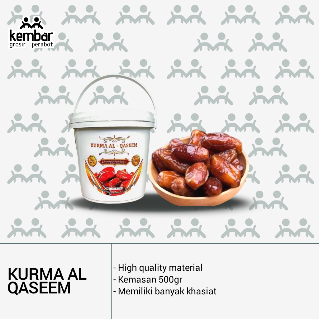 

KURMA AL QASEEM 500 GR - KURMA PREMIUM - KURMA EMBER ARAB SAUDI