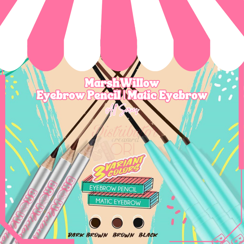 MarshWillow Brownlicious Eyebrow Pencil | Matic Eyebrow Pensil Alis by Natasha Wilona BPOM