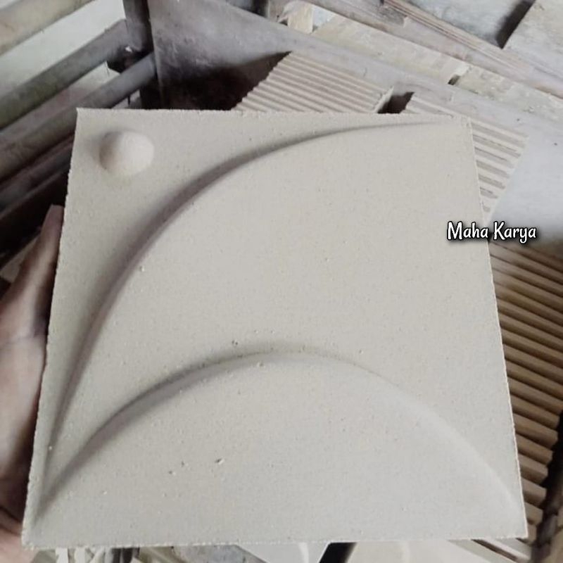 wall panel 3D panel beton motif baling-baling