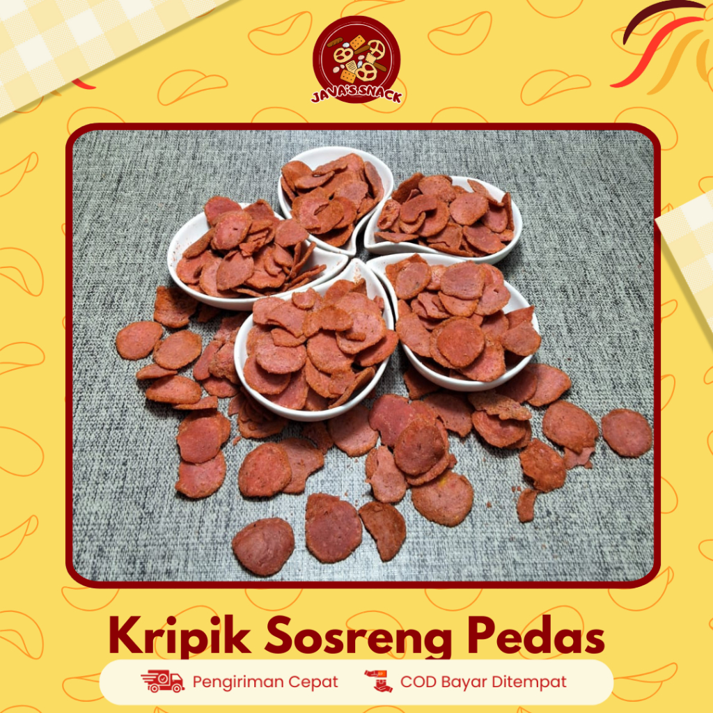 

Java's Keripik Sosreng Pedas 250 grm, 500 grm