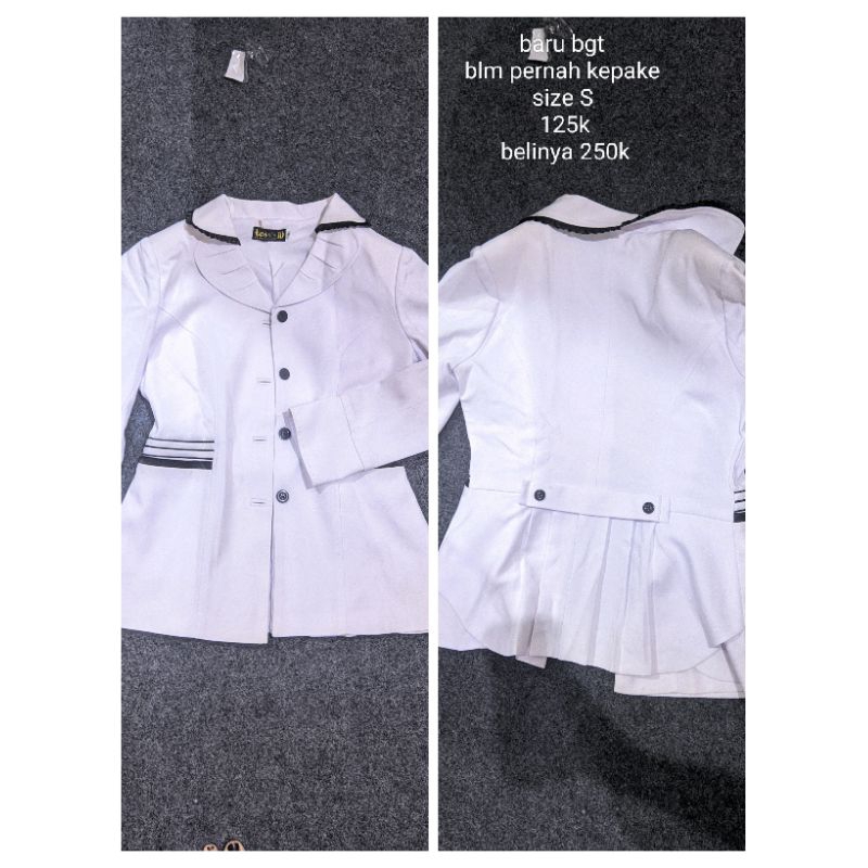 BAJU SERAGAM PUTIH PNS GURU DLL