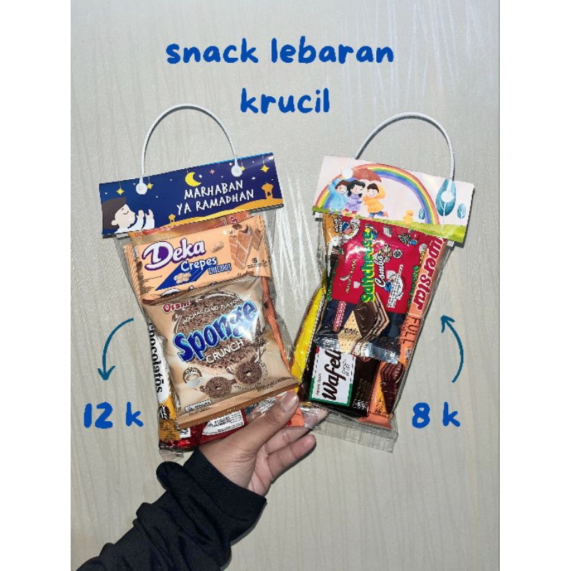 

snack lebaran / paket snack lebaran anak / snack plastik lebaran