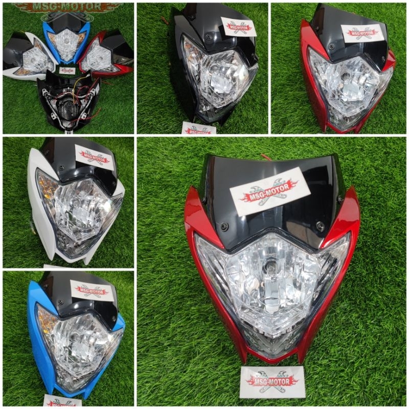 Kepala reflektor depan Suzuki Satria Fu 2014