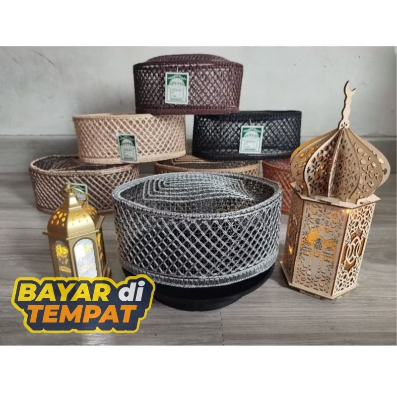 Peci Rajut | Songkok rajut / Kopyah Rajut / Kopyah Rajut Premium / Peci Al-Asas
