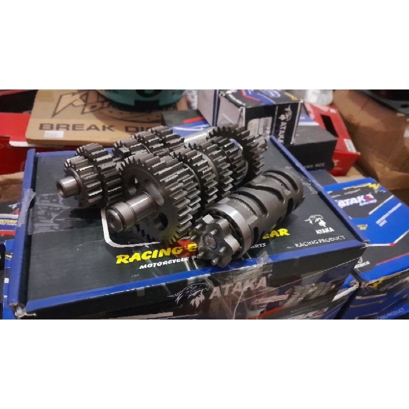 gear gigi rasio ratio jupiter mx new,mx king,vixion,r15 6 speed ataka racing.