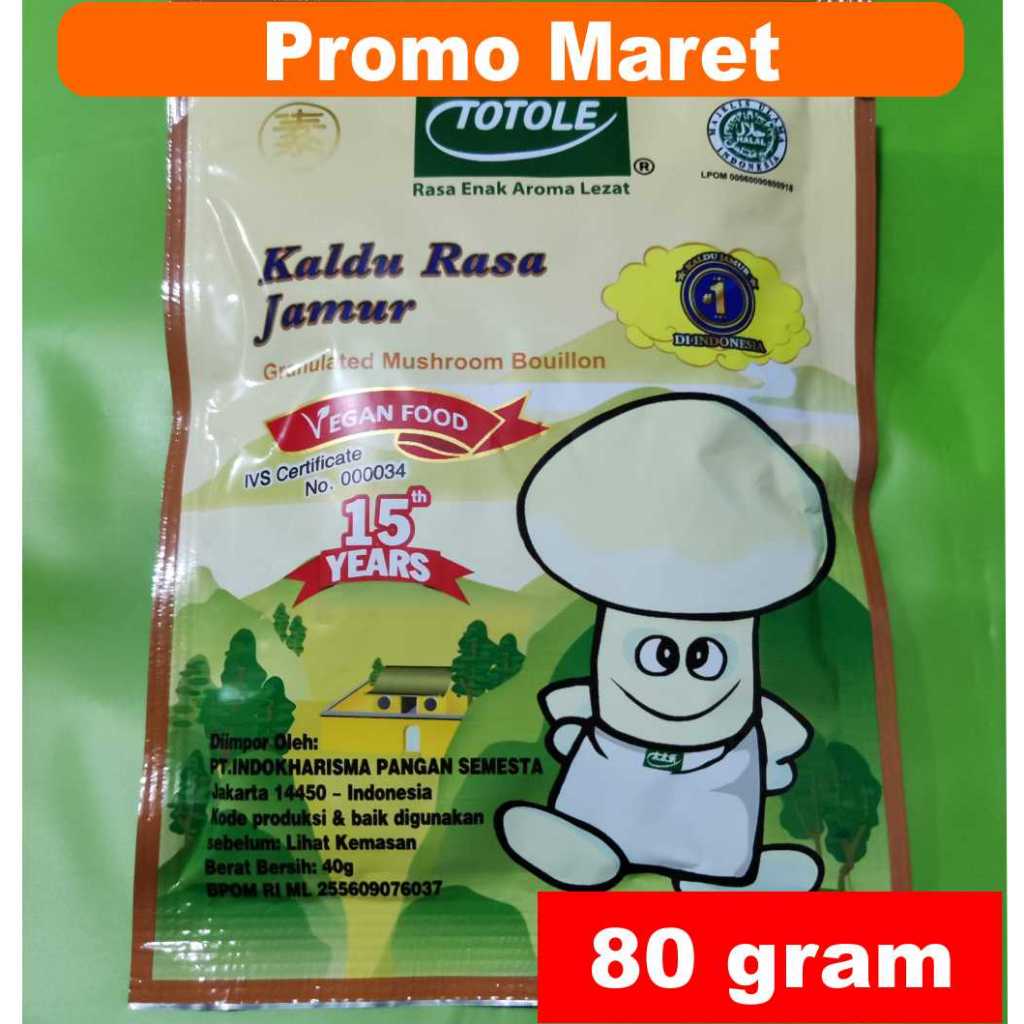 

Totole Kaldu Rasa Jamur 80 gram gr g