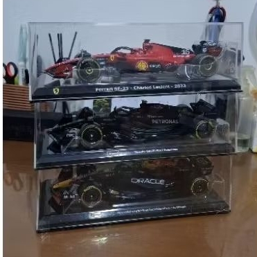 Bburago diecast miniatur f1 ferrari RedBull Mercedes Benz 2023 scale skala 1:24 BNIB TRUSTED keren W