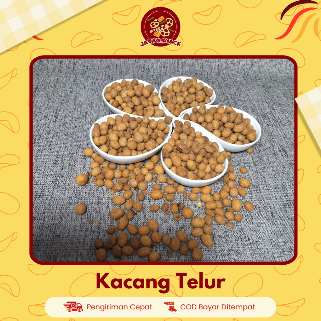 

Java's Snack Kacang Telur - Jajan Serba Kacang Kemasan 250gr