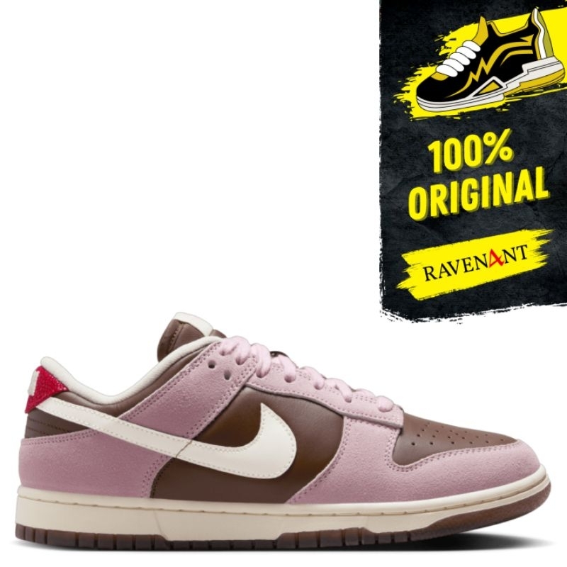 NIKE Dunk Low Neapolitan Cacao Wow Pink Foam ORIGINAL - Sepatu Sneakers Pria/Wanita
