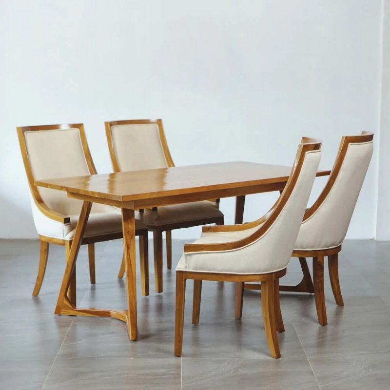 meja makan minimalis meja makan set 4 kursi