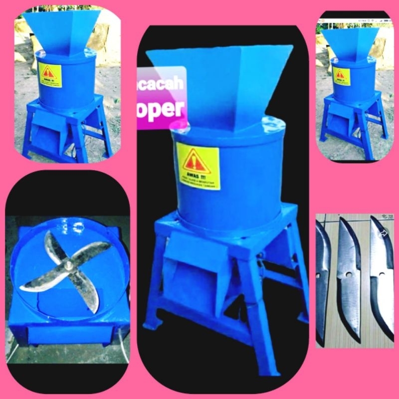 mesin pencacah rumput mini Cooper.